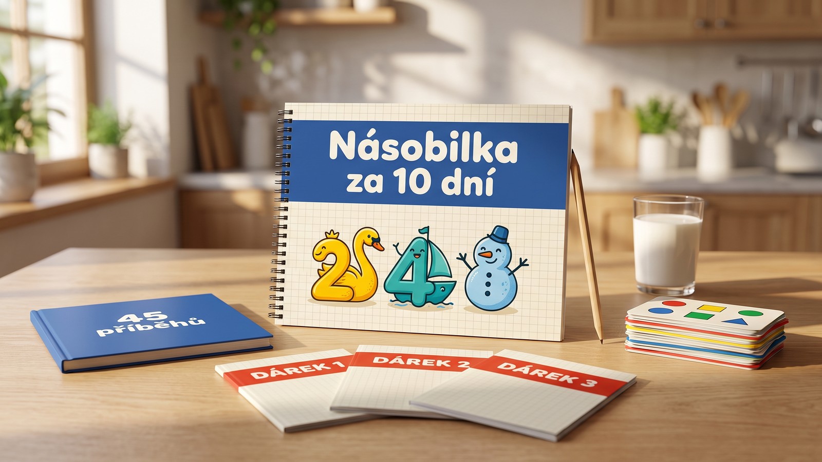 Násobilka za 10 dní – balíček se třemi dárky
